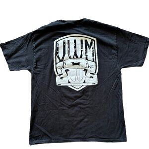 Classic Black Graphic Tee with Car Design